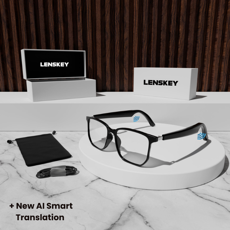 Lenskey™ AI Translation Glasses