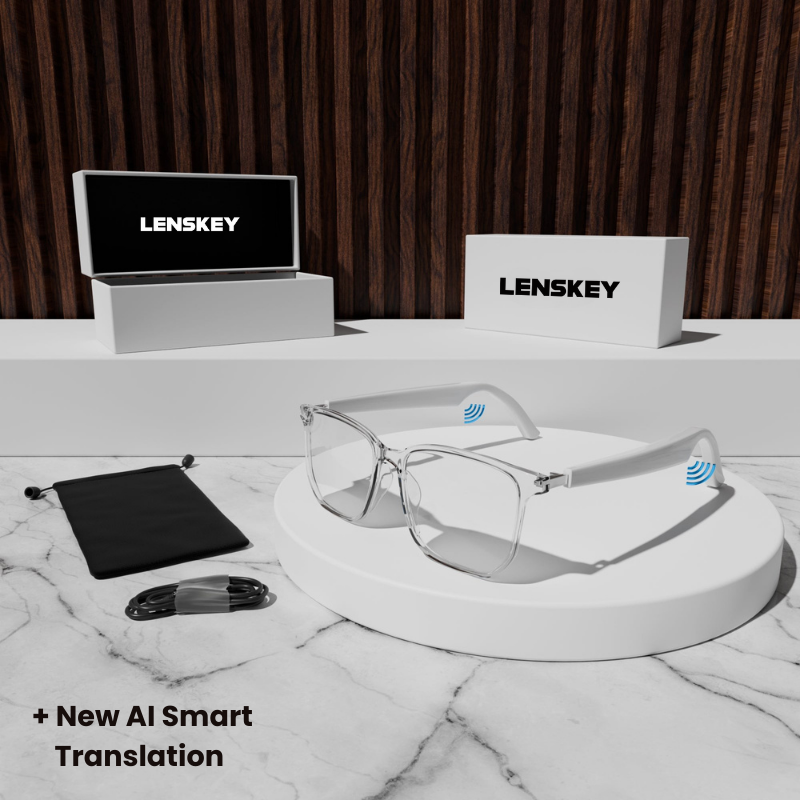 Lenskey™ AI Translation Glasses